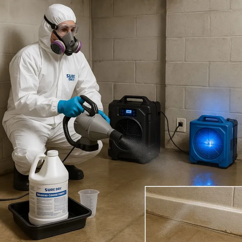 Sanitization and Odor Removal process in Sylvan Lake, MI